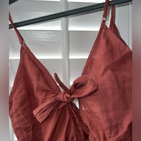 Olivaceous Rustic Ruffle Romper (Size: Medium) - Picture 8 of 8